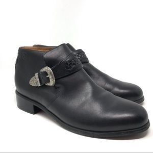 Ariat | Women’s Black Leather Round Toe Booties 9